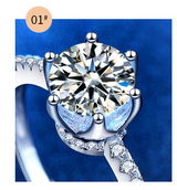 Carat Crown Diamond Ring Fashion Personality Simple – Stylish Gifts — 4