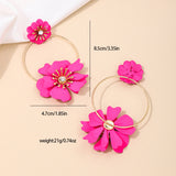 Flower Earrings Holiday Travel Ring Sweet Personality – Outdoor Gifts — 2