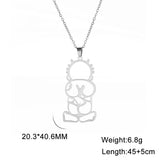 Cartoon Titanium Steel Cut Double-sided Polished – Jewelry Gift Ideas — 7