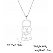 Cartoon Titanium Steel Cut Double-sided Polished – Jewelry Gift Ideas — 7