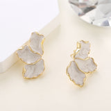 Female Maple Leaf Drip Oil Flower Earrings – Gifts for Her — 5