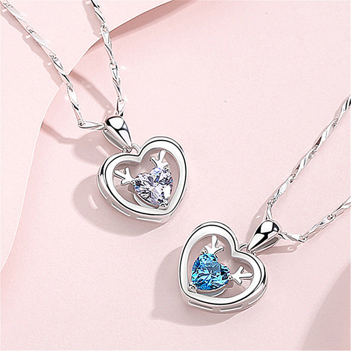 A Deer Has You Pendant Heart-shaped Antler – Jewelry Gift Ideas — 1