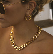 Stainless Steel Cuban Chain Necklace – Jewelry Gift Ideas — 1