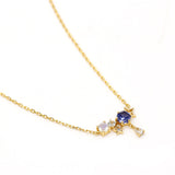 Snow Star Tanzanian Zirconium Moonstone Necklace – Jewelry Gift Ideas — 3