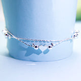 Korean Fashion Heart Bracelet Women's Double Layered – Stylish Gifts — 8