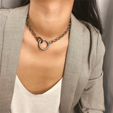 Punk Metal Geometric Necklace – Jewelry Gift Ideas — 7