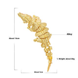 Joint Movable Alloy Animal Electroplating Brooch – Jewelry Gift Ideas — 6