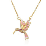 Dropping Oil Personality Immortal Bird Pendant – Jewelry Gift Ideas — 6