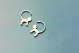 Brushed craft earrings – Creative Gifts — 5