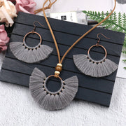 Fringed Necklace Earring Set – Jewelry Gift Ideas — 8