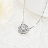Women's Fashion Simple Sterling Silver Moissanite – Jewelry Gift Ideas — 3