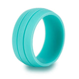 Wide double slot silicone ring – Small Gift Ideas — 8