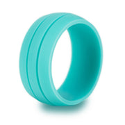 Wide double slot silicone ring – Small Gift Ideas — 8