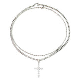 Fashion Hip Hop Double Layer Cross Necklace – Jewelry Gift Ideas — 2