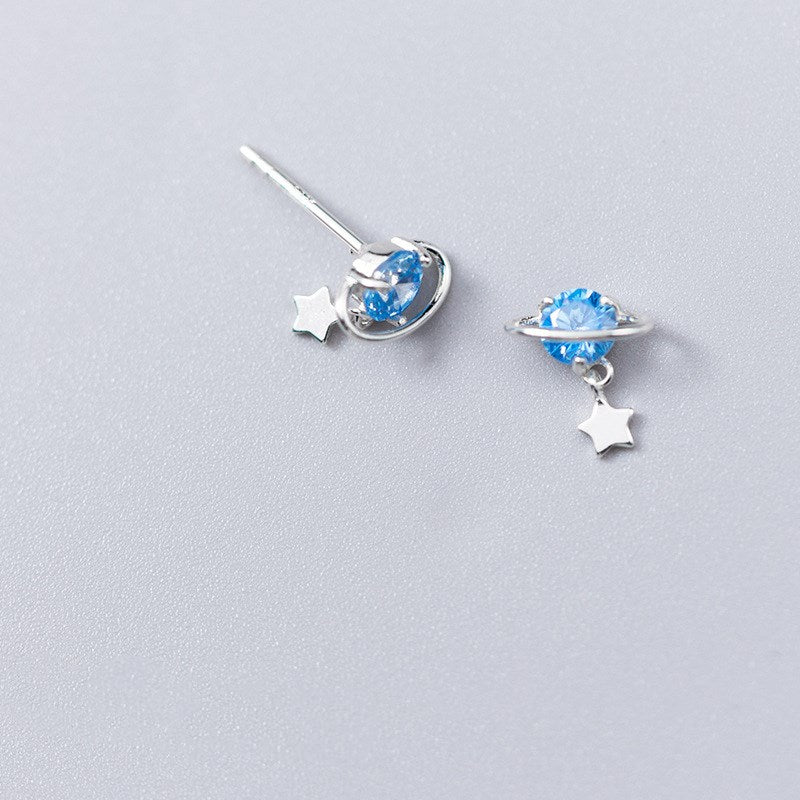 Personalized Blue Diamond Ring Small Star Ear – Jewelry Gift Ideas — 1