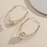 Personality Multi-layer Tassel Pearl Earrings Women – Gifts for Her — 7