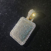 Zircon Inlaid Diamond Dog Tag Pendant Hip-hop – Jewelry Gift Ideas — 1