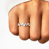 Simple And Beautiful S925 Silver Fashion Leaf Zircon – Stylish Gifts — 1