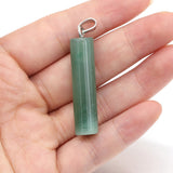 Natural Stone Semi-Precious Cylindrical Pendant – Jewelry Gift Ideas — 9