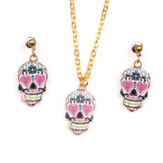 Fashion Oil Dripping Skull Necklace Suit – Jewelry Gift Ideas — 5