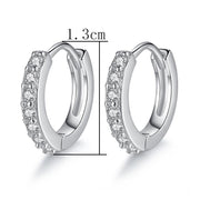 Mother-of-pearl Cross High-end Simple Ear Hoop Ear – Gifts for Her — 9