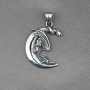 Moon Boy Titanium Steel Necklace – Jewelry Gift Ideas — 3