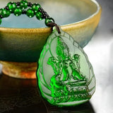 Glass pendant Buddha statue – Jewelry Gift Ideas — 8