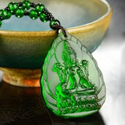 Glass pendant Buddha statue – Jewelry Gift Ideas — 8