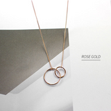Geometric simple size ring necklace – Jewelry Gift Ideas — 6