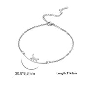 Women's Cute Walking Cat Anklet – Gifts for Her — 4