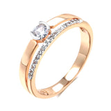 Stylish Graceful Simple Zircon Women's Ring – Gifts for Her — 3