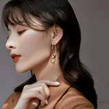 Temperament Net Red Earrings Round Face Is – Special Occasion Gifts — 3