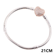 Alloy diamond pendant zircon snake bone chain – Jewelry Gift Ideas — 20