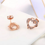 Fashion Heart-shaped Earrings Necklace Jewelry – Jewelry Gift Ideas — 12