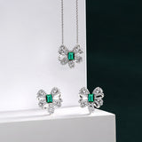 Luxury Cultivated Emerald Sterling Silver Female – Jewelry Gift Ideas — 3