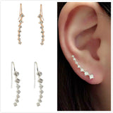 7 long rhinestone bridal earrings – Everyday Gifts — 1