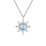 Women's New Eight-pointed Star Moonstone Necklace – Jewelry Gift Ideas — 2