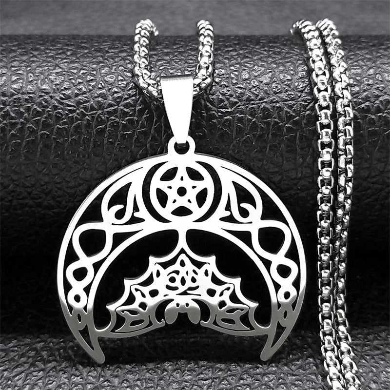 Stainless Steel Men's And Women's Silver Necklace – Jewelry Gift Ideas — 1