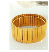 Stainless Steel Stretch Strap Retro Metal – Jewelry Gift Ideas — 15