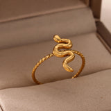 Cross-border Supply Snake-shaped Hip Hop Rock Wind Open – Gift Ideas — 9