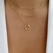 Regular Circle Pendant Fashion Necklace Street – Jewelry Gift Ideas — 1