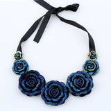 Korean Fashion Rose Flower Necklace Ladies – Jewelry Gift Ideas — 5