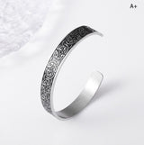 Simple Retro Viking Totem Rune Open Bracelet Men – Jewelry Gift Ideas — 5