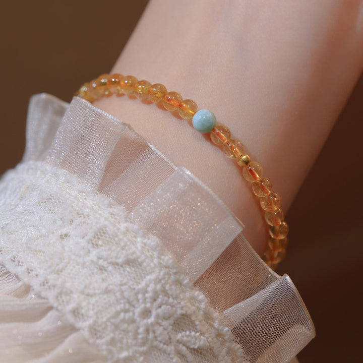 Single-loop Crystal Strand With Passepartout Accessory – Stylish Gifts — 1