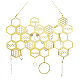 Earrings Jewelry Storage Rack Simple Honeycomb – Jewelry Gift Ideas — 5