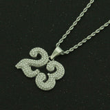 Men's Hip-hop 23 Digital Street Pendant Necklace – Jewelry Gift Ideas — 3