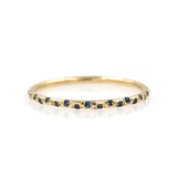 Micro-inlaid Zircon Ring Thin Star Sapphire – Gifts for Her — 5