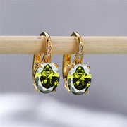 Oval Goose Egg Zircon Women's Ear Clip – Gifts for Her — 3