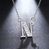 Fashion Temperament 26 Letter Zircon Necklace – Jewelry Gift Ideas — 18