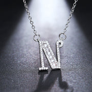 Fashion Temperament 26 Letter Zircon Necklace – Jewelry Gift Ideas — 18
